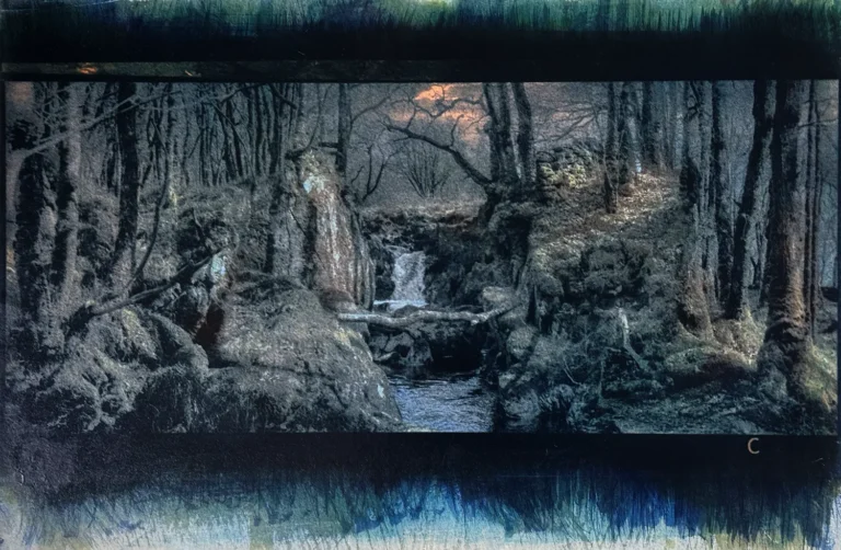 Kenneth MacAlpines' Throne - gum bichromate printe Kenneth MacAlpines' Throne - gum bichromate print
