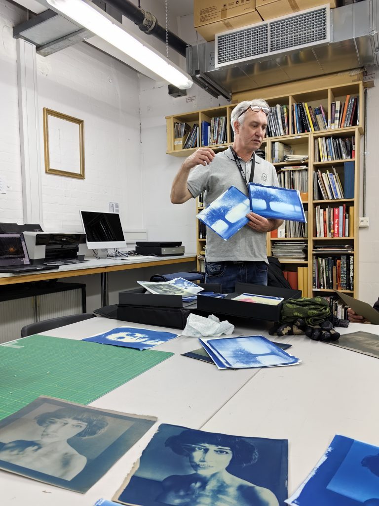 _cuva cyanotype workshop by Ian Phillips-McLaren