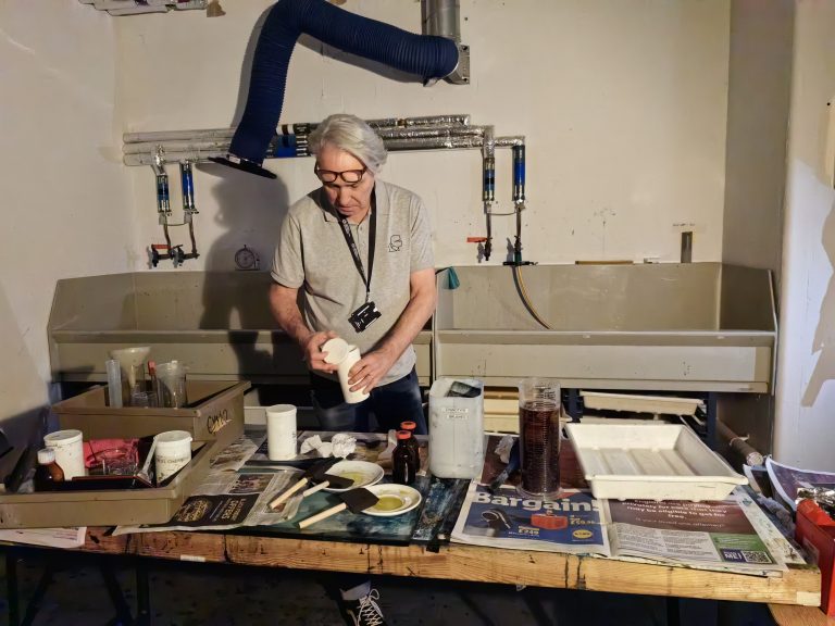 _cuva cyanotype workshop by Ian Phillips-McLaren