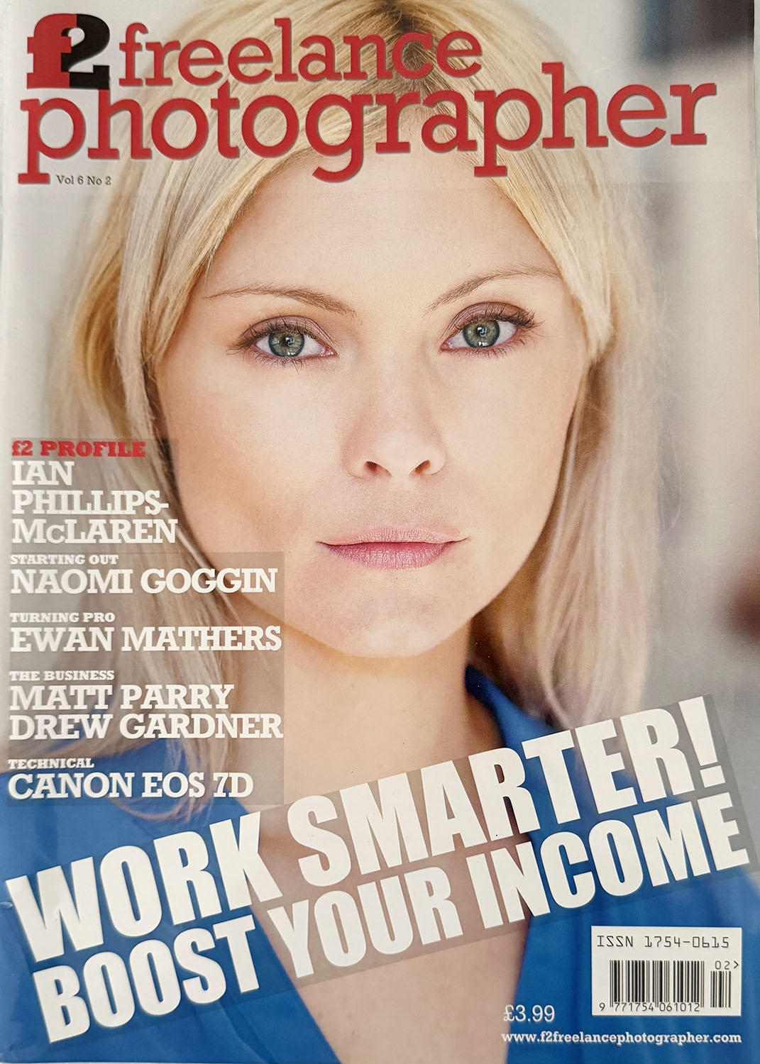 F2 Freelance photographer magazine cover