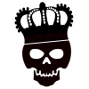 crowned skull
